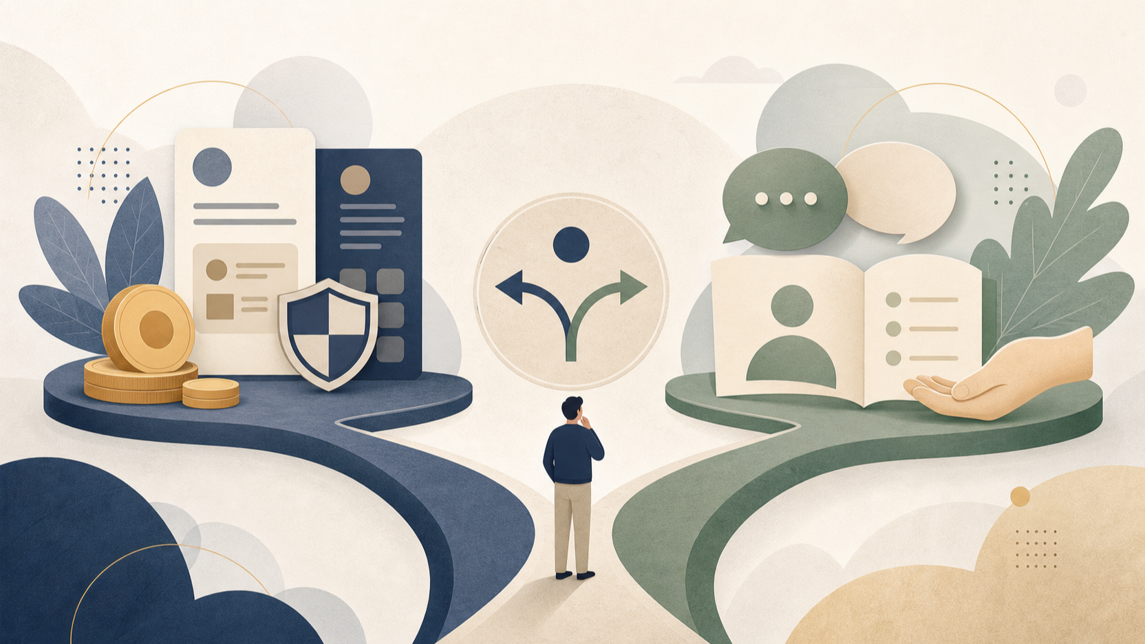 Frame alternatives as decision categories rather than unsupported provider rankings