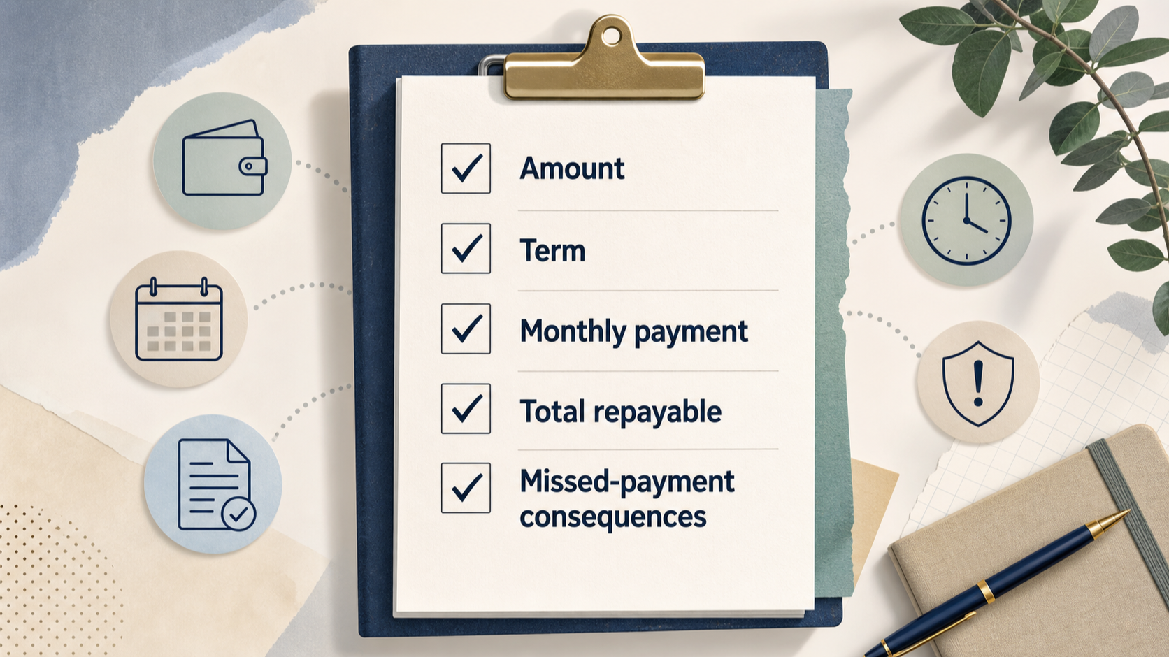 Help readers evaluate affordability before any application